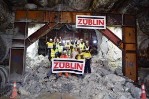 Züblin: Tunneldurchbruch in Singapur